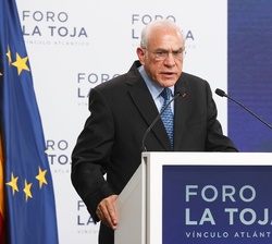 El exsecretario general de la OCDE, Ángel Gurría, durante su intervención 